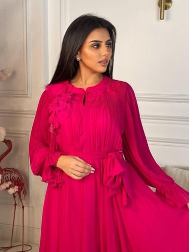 فستان تركي شيفون فخم - 0023