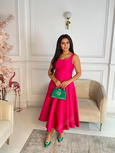 فستان ستايل سعاد حسني - 0027