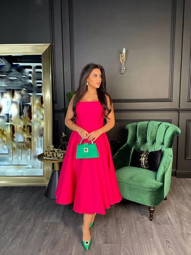 فستان ستايل سعاد حسني - 0027