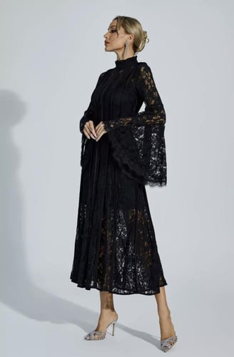 فستان دانتيل فخم - 0003