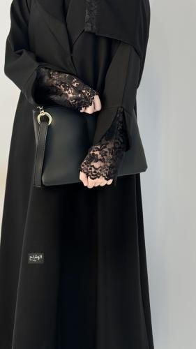 عباية أكمام دانتيل