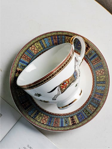 طقم 2 كوب شاي إنجليزي فيكتوري Hermes