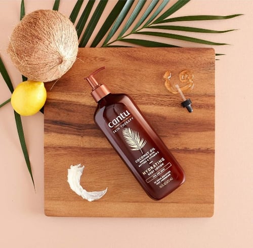 كانتو لوشن الجسم مرطب - بزيت جوز الهند للبشرة الجا...