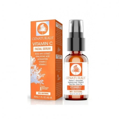 سيروم فيتامين سي للوجه من اوز ناتشورال - 30مل
