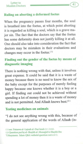 litter to Muslim Doctors