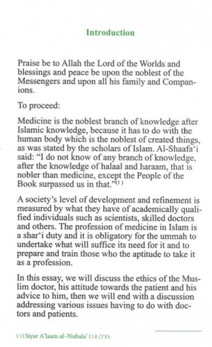 litter to Muslim Doctors