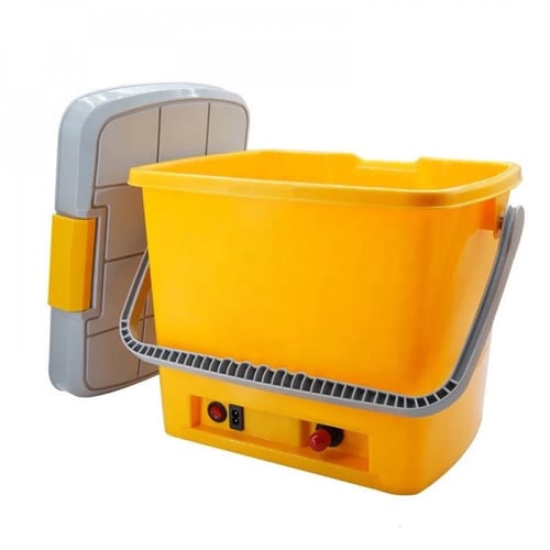 مضخة مع سطل ومحول