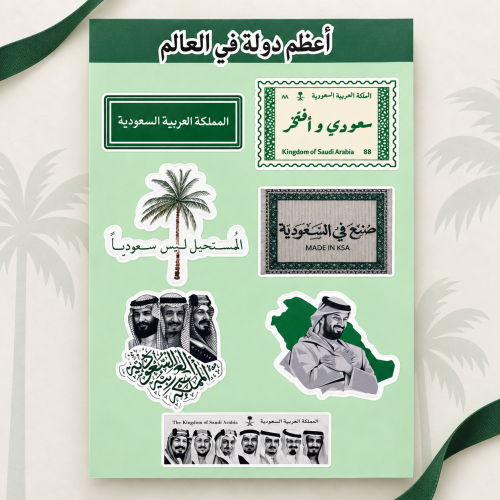 ستيكر شيت اليوم الوطني