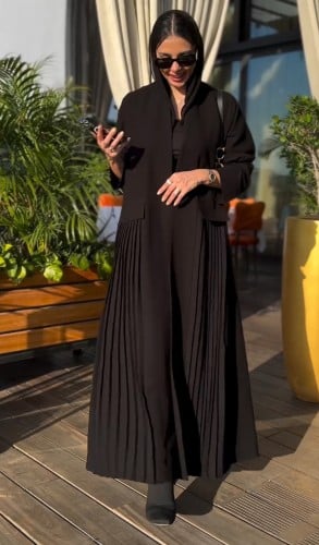 عباية كتف كسرات من الجوانب - ايف ستايل