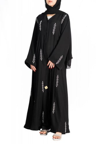 عباية كتف كلوش تطريز ايف ستايل