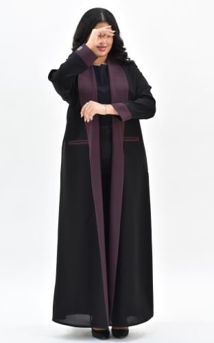عباية ياقة بليزر- ايف ستايل