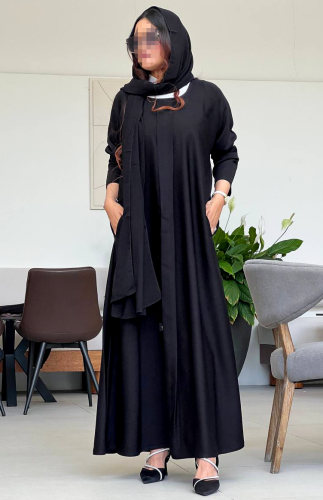 عباية كتف بجيوب ايف ستايل