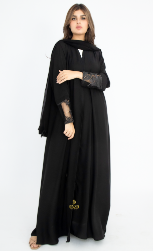 عباية كتف اكمام دنتل - ايف ستايل