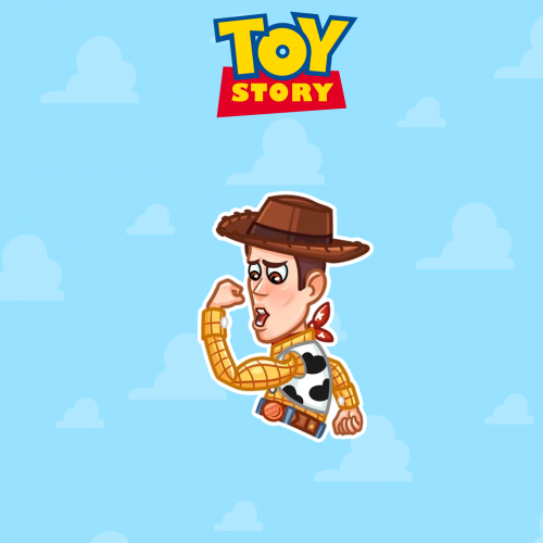 TOY STORY | وودي مفتول العضلات