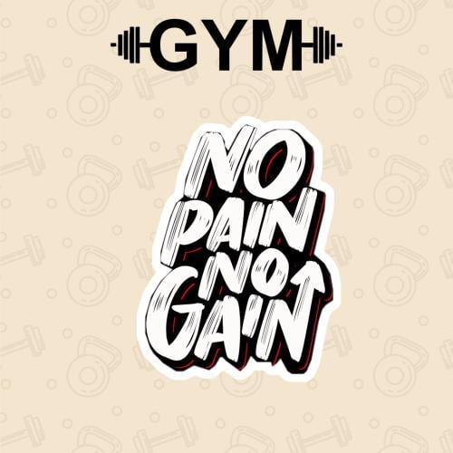 GYM | NO PAIN NO GAIN 3