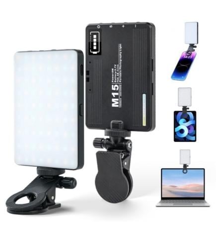 إضاءة LED احترافية M15 للتصوير