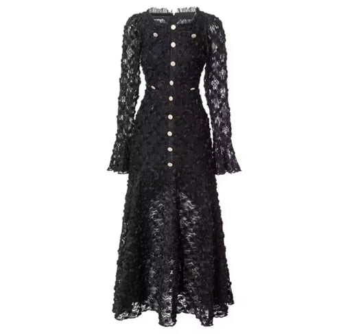 فستان باكمام طويله