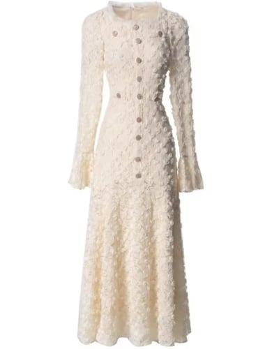 فستان باكمام طويله