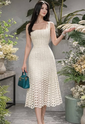 فستان بدون اكمام