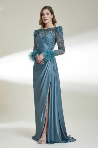 فستان نهى - تركواز