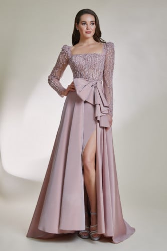 فستان غالية - وردي