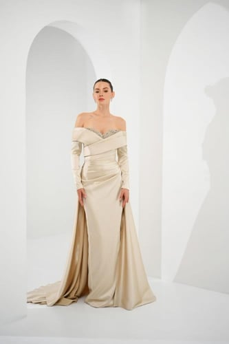 فستان فجر - بيج