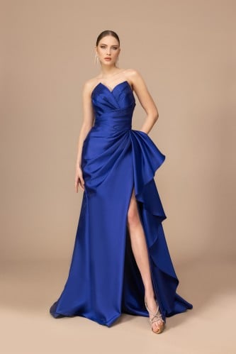 فستان غيداء - نيلي