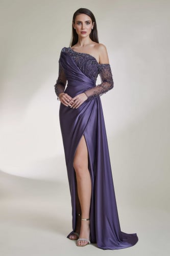 فستان دلال - بنفسجي