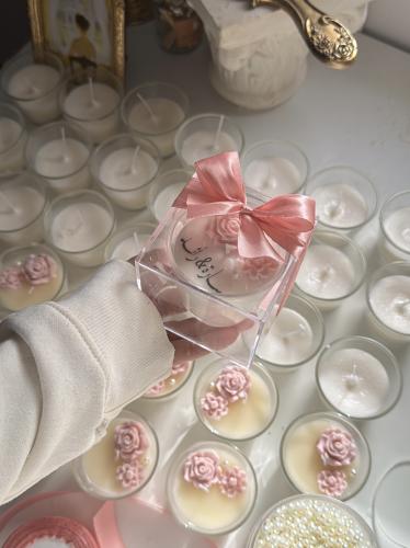 Glass candle