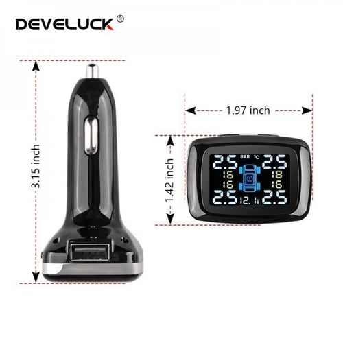 جهاز مراقبة ضغط الكفرات من مدخل ولاعة السيارة