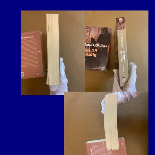 رواية الجريمة والعقاب بجزئيها- مستعمل