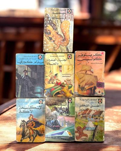 (117) مجموعة ليدي بيرد 7 كتب طبعات انجلترا من السب...