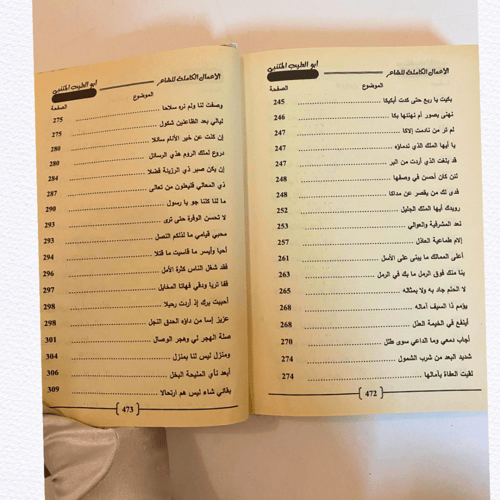 نادر - قديم : الأعمال الكاملة لأبو الطيب المتنبي-...