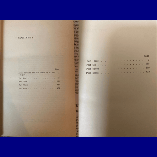 Old and rare: (Anna karenina)-row parts