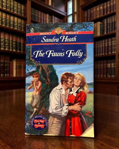 ( 323 ) The Faun's Folly - Sandra Heath - Signet Regency Romance - First Time in Paperback - New American Library | رواية ريجنسي إ...