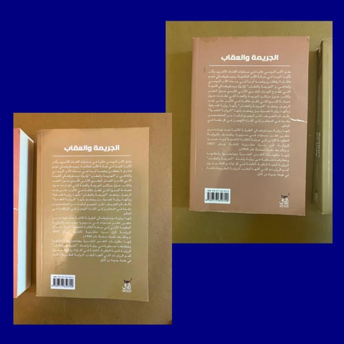 رواية الجريمة والعقاب بجزئيها- مستعمل