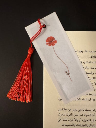 فاصل الوردة الحمراء