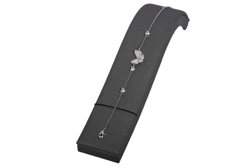 Zircon butterfly bracelet
