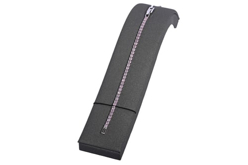 Pink tennis bracelet