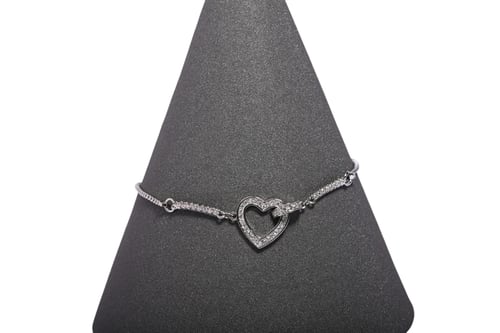 سوارة قلب زركون سحاب