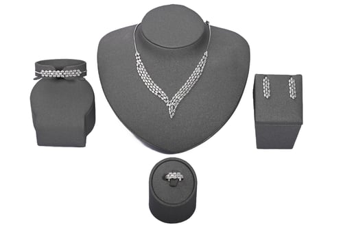 طقم زركون سحاب