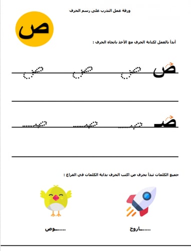 نشاط نسخ الحروف