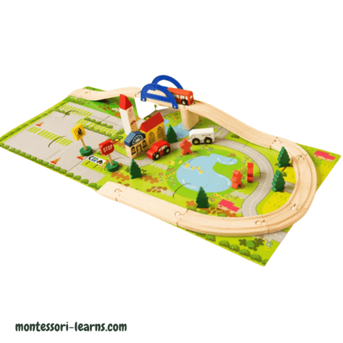 ممرات السيارات الخشبية مع بازل