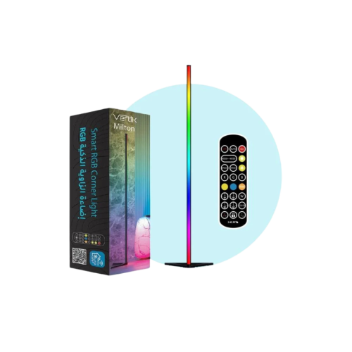 VERTIK - إضاءة زاوية ذكية Milton بألوان RGB مع تحك...