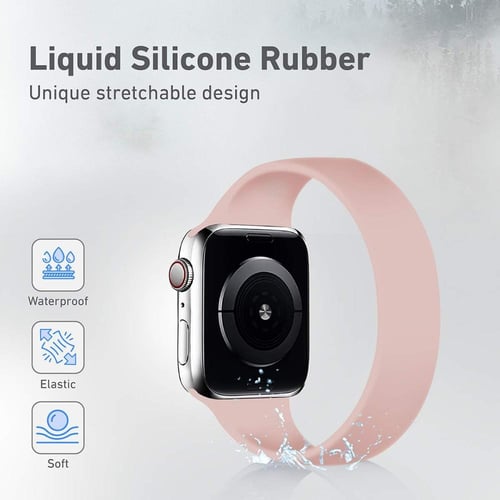 PROMATE - سوار حلقي سيليكون لساعة ابل مقاس 40 مم (...