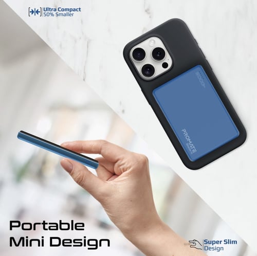 PROMATE - بطارية لاسلكية 15 واط نحيفة جداً Blade-5...