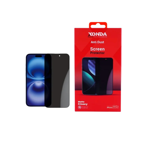 Xonda - حماية شاشة زجاجية للايفون 17 - خصوصية + مط...
