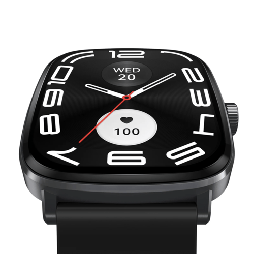 HAYLOU - ساعة RS5 الذكية مقاس 2.01 بوصة - أسود