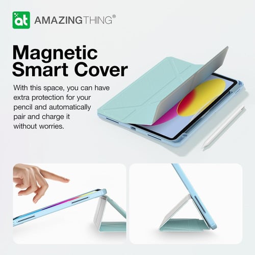 AMAZINGthing - غلاف حماية TITAN PRO للايباد اير 10...