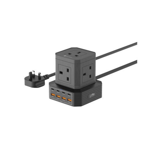 Sonic Jeem - محطة طاقة بـ8 منافذ شحن 100 واط وبـ5...